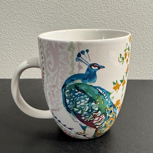 Peacock Design Porcelain Mug - Picture 3 of 7